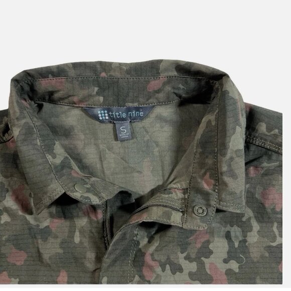 Title Nine Rosie Utility Ripstop Camo Pattern Short Romper Women's size S - Picture 3 of 7